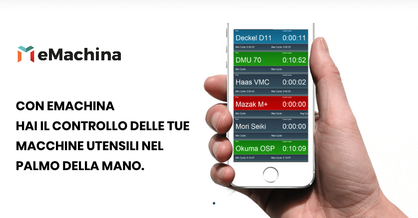 eMachina MES Raccolta e Analisi dei dati da macchine di produzione